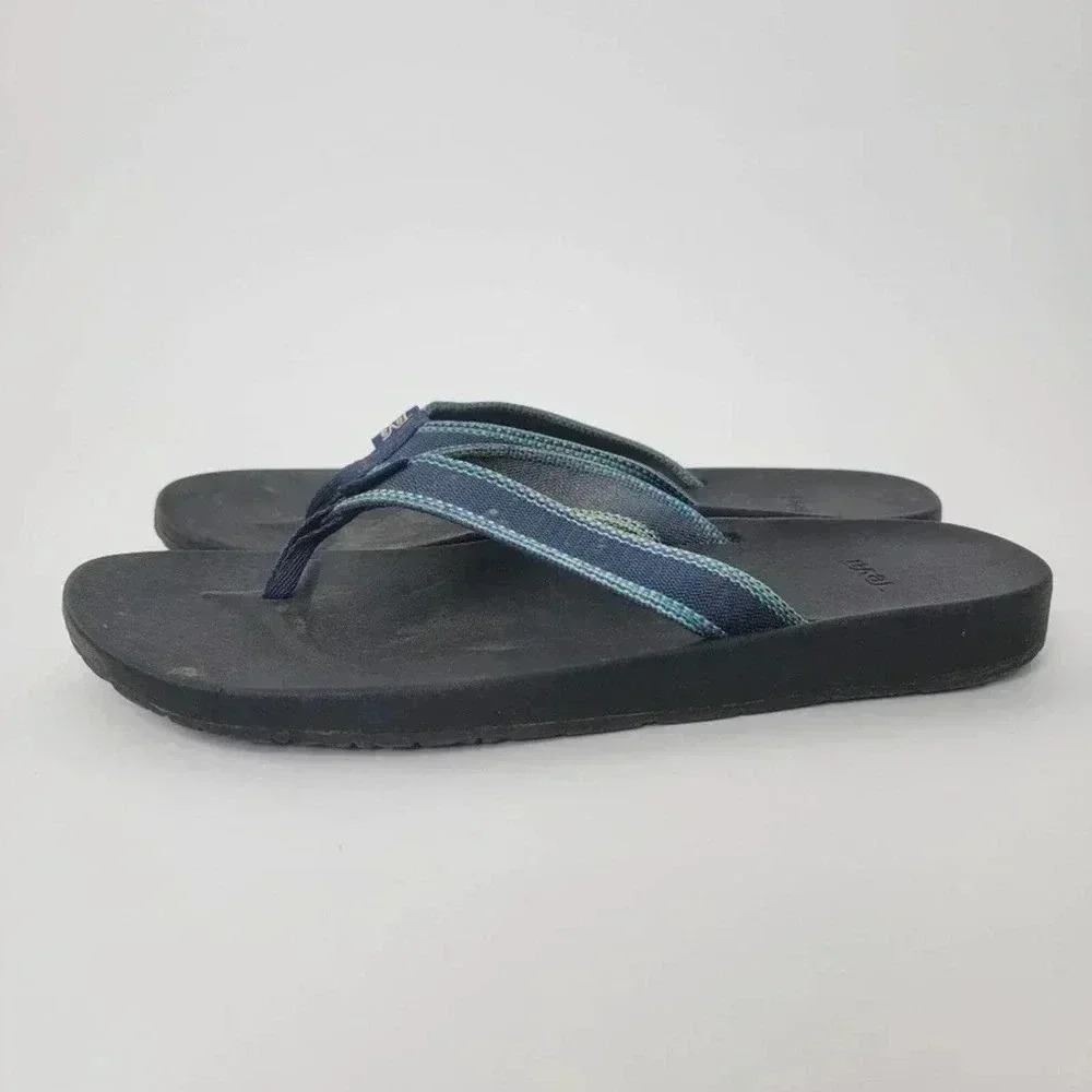 Teva Azure Flip Flop Sandals - 10 - Picture 8 of 10